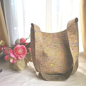 Spicer Bags Vegan Cork Lightweight Eco-Friendly Social Bag Multicolor Purse NWOT
